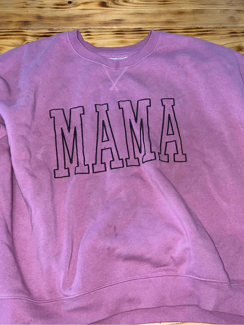Grayson Threads Dusty Pink "MAMA" Crewneck Sweatshirt